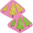 thumbnail image 1 of Moldes de pino de 2 piezas, molde de cedro, molde de Fondant de Navidad, moldes de Fondant de silicona para dulces de Chocolate JAMW Sencillez, 1 of 5