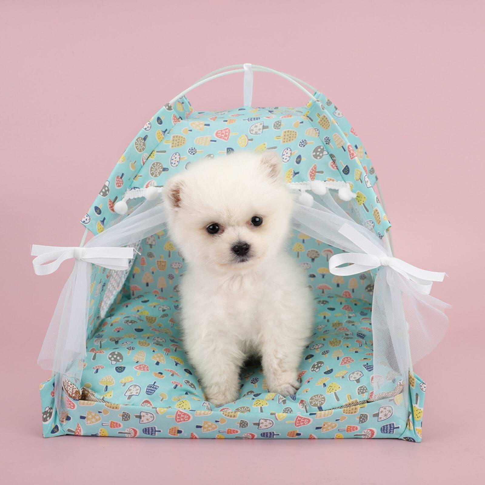 BESTSKY Dog Tent,Windproof and Rainproof Indoor Dog House,Indoor and Outdoor Use Dog Bed,Green,L