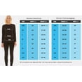 thumbnail image 5 of Bodtek Womens Crew Neck Long Johns Base Layer Set (Black Large), 5 of 5