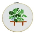 thumbnail image 1 of MORESEC Embroidery DIY Kit, All-in-One Embroidery Craft Kit for Beginners, Includes Pre-Printed Linen, Colorful Thread, Needles, Hoop and Guide, Perfect for Relaxation, 1 of 1