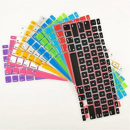 Colorful Soft Silicone Keyboard Cover for Apple Macbook Air Pro US Version Laptop
