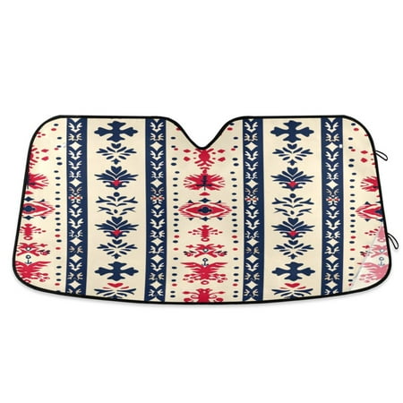 Car Sun Visor 57*31.5inch Windshield Sun Shield Car Sun Curtain Car Sun Shield Car Sun Insulation Suitable For Most Vehicles Finnish Pattern