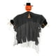 thumbnail image 1 of Decoración De Halloween Con Pajarita Y Cabeza De Calabaza Colgante Con Sombrero De Copa Para Exterior E Interior (45 X 50 Cm, Naranja/Gris), 1 of 3