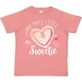 thumbnail image 3 of Inktastic Pop Pop's Little Sweetie with Pink Heart Cookie Boys or Girls Toddler T-Shirt, 3 of 5