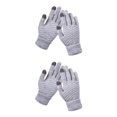 thumbnail image 4 of Guantes de invierno de punto de cachemira Qarigey para mujer gruesos cálidos otoño invierno, 4 of 6