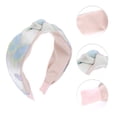 thumbnail image 3 of Unique Bargains 1 Pc Jacquard Embroidery Tie Headbands for Women Blue, 3 of 6