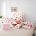 thumbnail image 6 of Feelyou Basketball Sport Bedding Comforter Set 7pcs, Pink Kawaii Bow-tie King Bedding Sets, 6 of 8