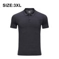 thumbnail image 2 of Polo de rendimiento deportivo al aire libre para hombre, camiseta de manga larga y corta, camiseta táctica superior (gris oscuro) Zhivalor BST3004333-5, 2 of 6