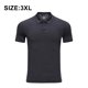 thumbnail image 2 of Polo de rendimiento deportivo al aire libre para hombre, camisa de manga larga y corta, camiseta táctica superior (gris oscuro), 2 of 6