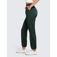 thumbnail image 3 of Pantalones CRZ YOGA Livianos para Entrenamiento con Fruncido 76 cm Verde XL, 3 of 3