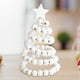 thumbnail image 4 of Árbol de Navidad de mesa Adorno navideño Mini árbol de Navidad decorativo para Cuentas blancas, 4 of 7