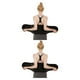 thumbnail image 2 of Qarigey Soporte lumbar cómodo y práctico para personas con tensión en la espalda Cinturón de soporte para la espalda Easy negro XXL negro XL 2Conjunto, 2 of 6
