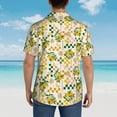 thumbnail image 6 of Xecao Hawaii Palms print Hawaiian shirt - a stylish short-sleeve button-down for men, perfect for casual beach and tropical outings., 6 of 9