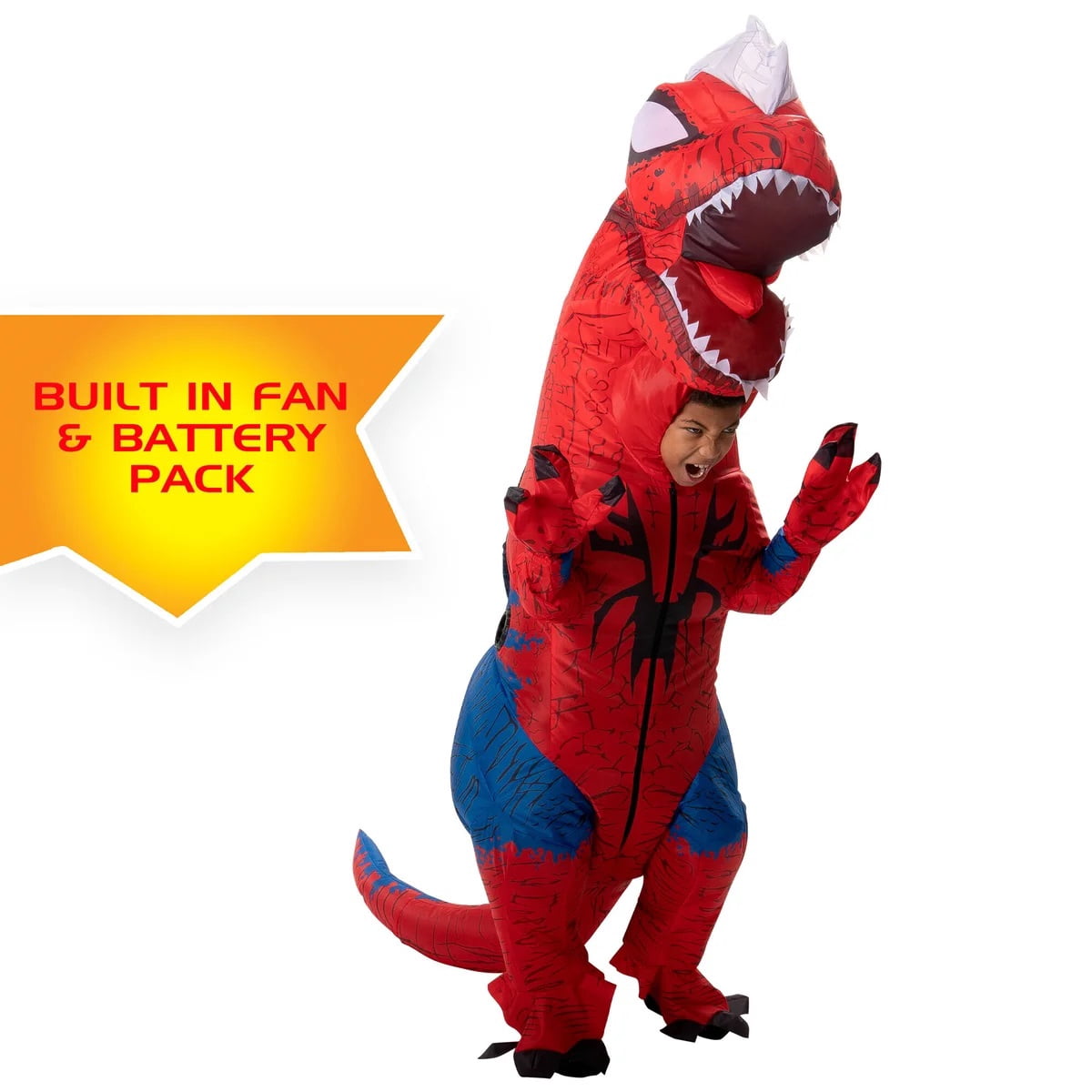 Kids' Marvel Spider-Rex Inflatable Costume by Jazwares - Size Large