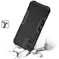 thumbnail image 6 of Designed for Motorola Moto G 5G 2024 Slim Fit Tough Shockproof Hybrid Heavy Duty Dual Layer TPU Bumper Rugged Rubber Armor Phone Case Cover [Black], 6 of 9