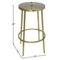 thumbnail image 7 of Trent Home 26" Contemporary Metal Counter Stool in Brushed Gold, 7 of 7
