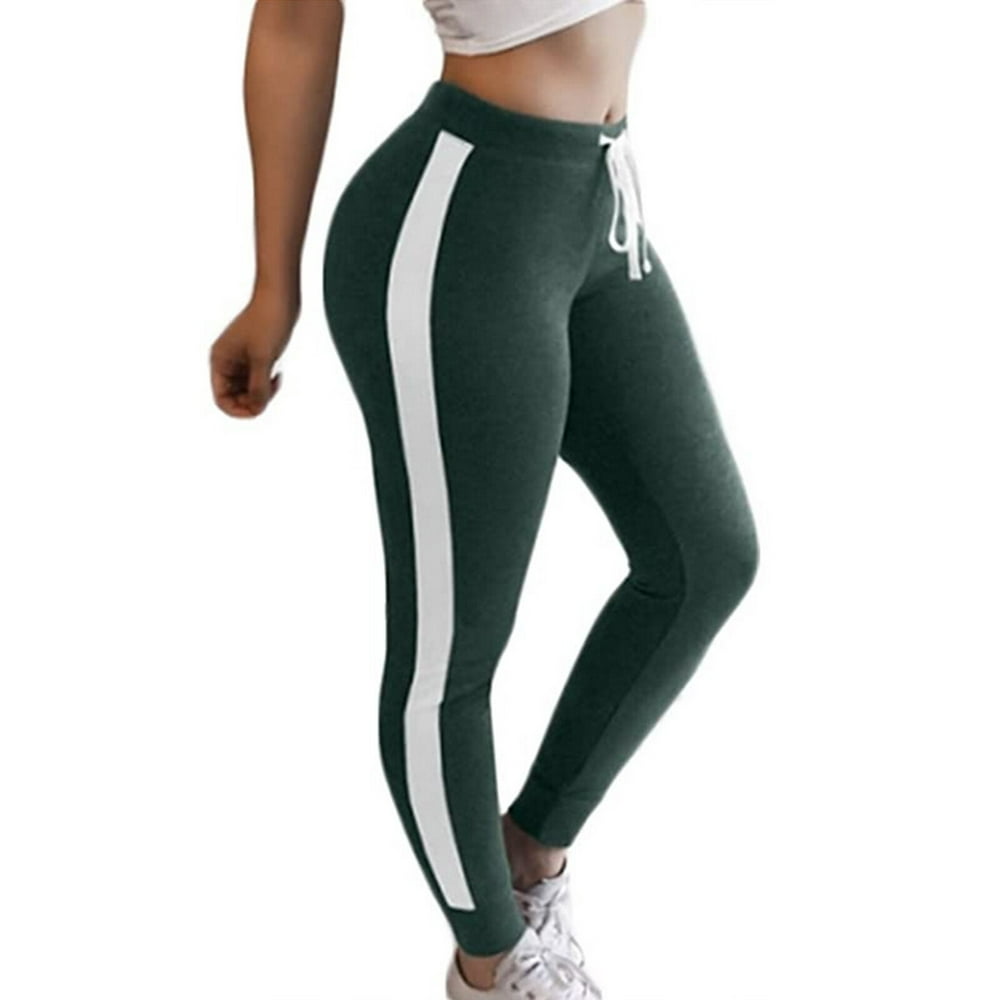 womens jogging pants with elastic ankles