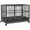 1#Gray,Steel, variant on 55" Large Bird Cage with 4 Doors - Light Blue Steel Aviary for Canaries, Finches & Conures