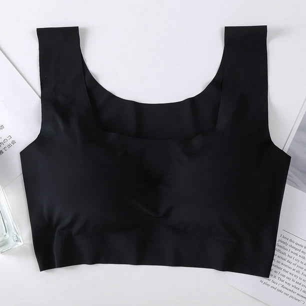 Sujetador deportivo de talla grande para mujer, ropa interior japonesa sin costuras, sin aros de acero, a prueba de golpes, para yoga