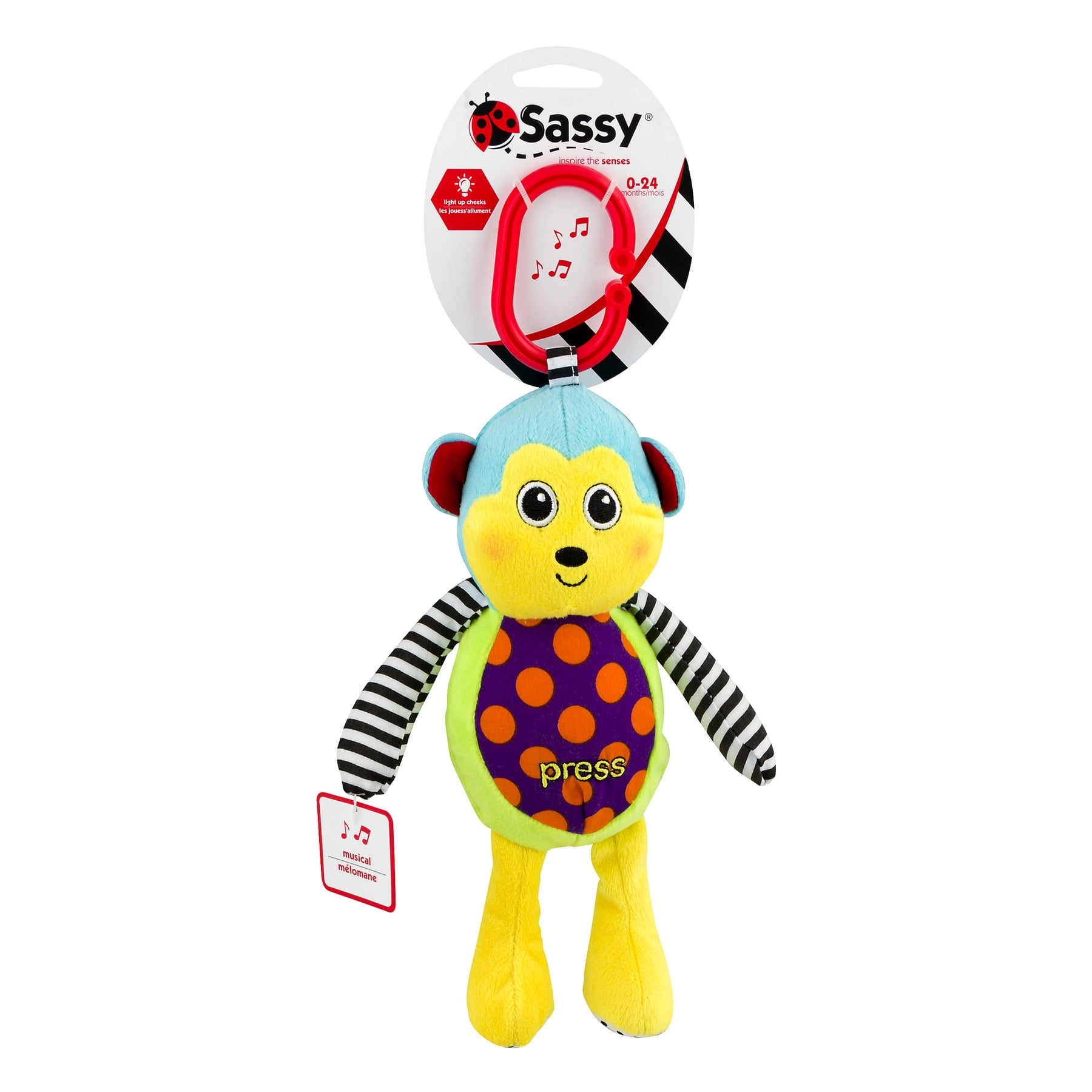 sassy monkey toy