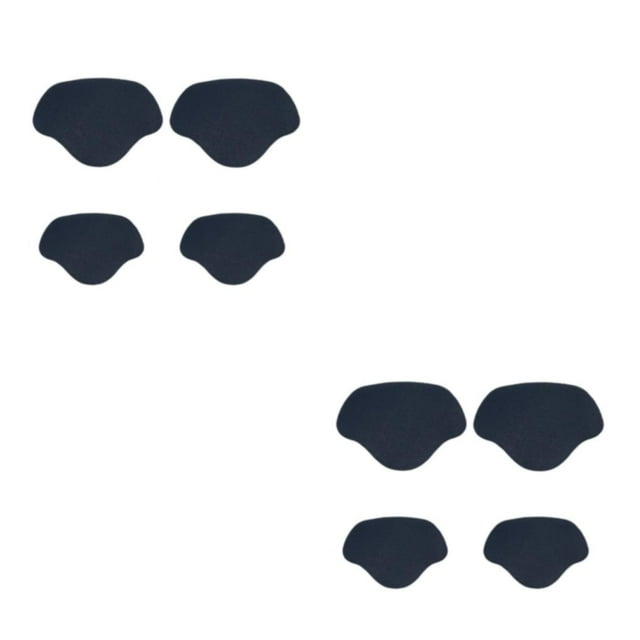 kurtrusly Adjustable Shoe Heel Pad Insoles for High Heels Customizable Heel Repair Stick black 2Set
