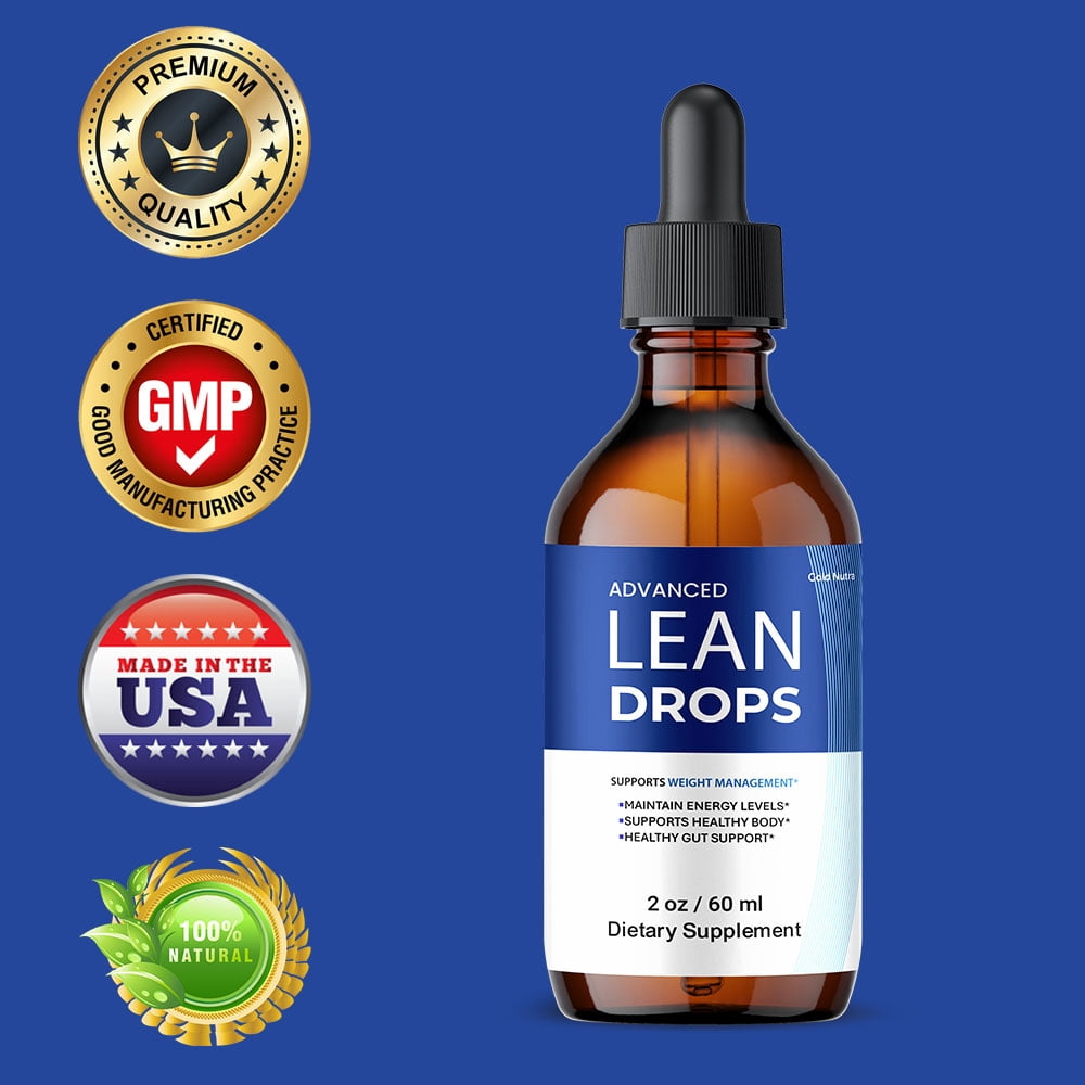 (10 Pack) Lean Drops Liquid Supplement, LeanDrops Max Strength Supplement, All Natural Formula, 60 ML per Bottle