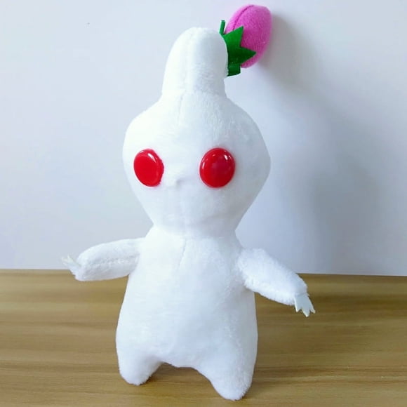 15CM Pikmin Plushie Doll Game Olimar Flower Leaves Bud Chappy Bulborb Soft Stuffed Toy Red Yellow Gift for Kids Fans Birthday White-Bud 15cm