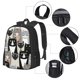 thumbnail image 2 of Fotbe Colors Cats Mochila para Hombre y Mujer - Tela Oxford 600D Resistente - Mochila Impermeable de Gran Capacidad para Escuela, Viajes y Senderismo, 2 of 6