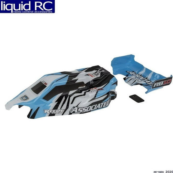Team Associated RB10 RTR Body and Wing blue ASC72017 Electric Car/Truck Option Parts