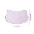 thumbnail image 3 of ACDANC Cat Food Mat And Water Mat,Silicone Pet Feeding Mat for Food And Water Bowls,Nonslip Cats And Dogs Food Placemat Tray,Raised Edges to Prevent Water Spills on Floors 10.24"X16.54", 3 of 7