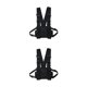 thumbnail image 1 of Qarigey Bolsa de aparejo de pecho con chaleco manos libres multibolsillo Bolsas de arnés duraderas y resistentes al agua negra negro 2Conjunto, 1 of 6