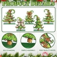 thumbnail image 3 of 5 Pieces Christmas Table Decorations Wooden Christmas Table Centerpieces Lime Green Christmas Tree Sign Ornaments For Holiday Party Home Mantel, 3 of 5