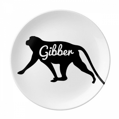 

Monkey Braying Yawp Plate Decorative Porcelain Salver Tableware Dinner Dish