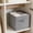 Gray, variant on FeiFu Basics Fabric Clothing Storage Bins-10.6" x 10.6" x 11"-Collapsible Storage Cubes Organizer with Handles,Linen Foldable Storage Baskets Cloth Box Containers,Closet Organizers