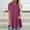 Red, variant on Njoeus Plus Size Tunic Tops for Women, Women's Short Sleeve Round Neck Button Side T Shirts Solid Color Loose Fitting Blouse Summer 2024 S-5XL