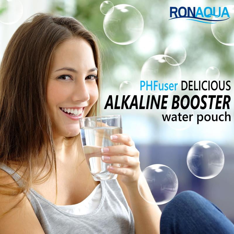 PHfuser Alkaline Water Filtration Pouch 2 Pack 
