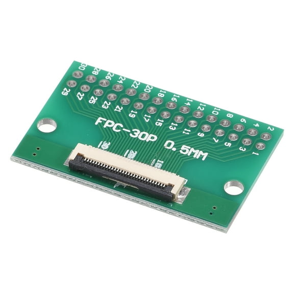 Uxcell FPC Converter Board 30P 0.5mm on Socket Side, Back 1.0mm, to DIP 2.54mm