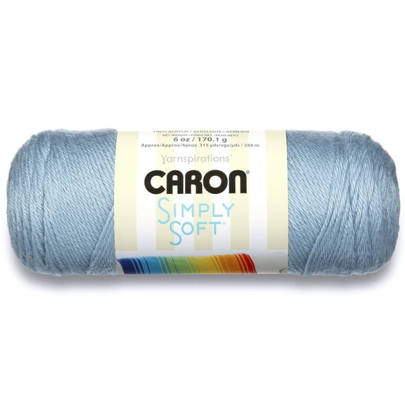 Caron Simply Soft Yarn, Light Country Blue