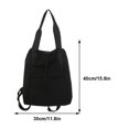 thumbnail image 4 of Bolsa de tela esponjosa Mochila Hobo de plumón para mujer, bolso de viaje informal, saco deportivo de gran capacidad para gimnasio, 4 of 8