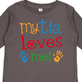 thumbnail image 4 of Inktastic My Tia Loves Me Boys or Girls Long Sleeve Toddler T-Shirt, 4 of 5