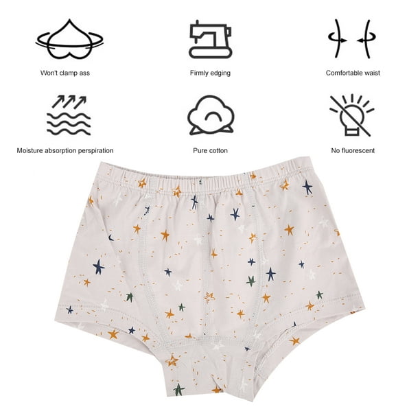 Cergrey Baby Underwear Cotton Cute Cartoon Pattern Skin-Friendly Breathable Baby  Panties, Baby Underwear Panties, Cotton Baby Panties 