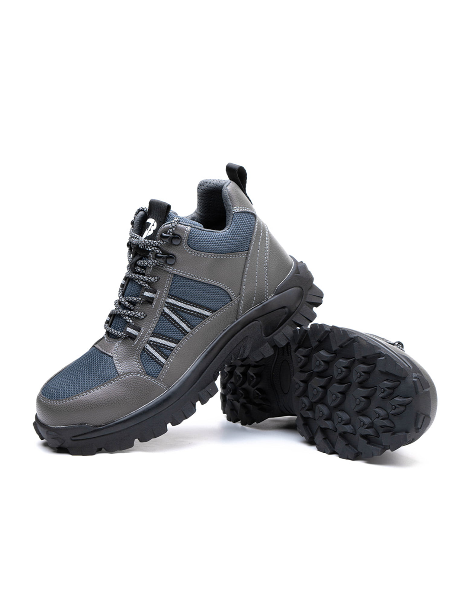 Men Safety Shoes Steel Toe Work Boots Indestructible Buffer Sole Hiking Sneakers 