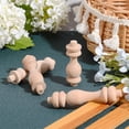 thumbnail image 6 of 10Pcs 2.3inch Wood Spindles Unfinished Craft Decorative for Home Restaurant Decor Repair Decoration, 6 of 8