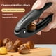 thumbnail image 5 of Clip de apertura de castaños | Tijeras peladoras para frutos secos, fruta, nuez, avellana | Mango ergonómico de ABS, diseño fácil de limpiar, pack de 2 + garra castaño extra | Cascanueces flexible, 5 of 7