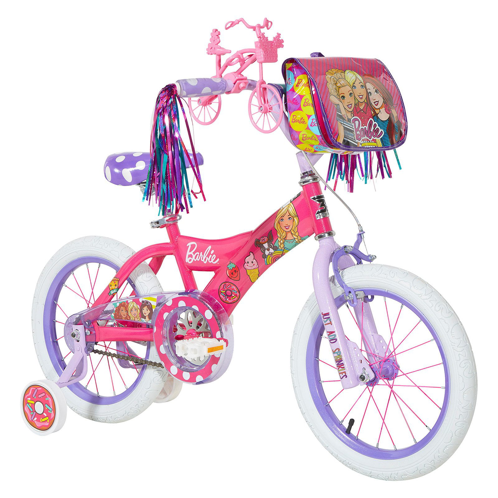 Dynacraft, 16 In. Barbie Bike for Girls, Pink BPH Trading