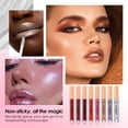 thumbnail image 2 of Julystar multi-colored glitter shiny lip gloss, lightweight and non-sticky, moisturizing with high-gloss mirror-like shine, perfect for daily outings, dates, and parties., 2 of 13