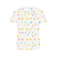 thumbnail image 4 of Xdegoge Easter T Shirts for Women Abstract Doodle Easter Egg Graphic Print Pattern Short Sleeve Crewneck Soft Relaxed Fit Spring Holiday Festival Casual Tops, 4 of 5