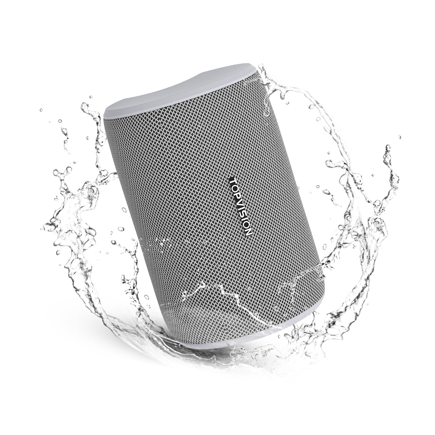 iHome iBT3 Splashproof Wireless Bluetooth Speaker with Speakerphone Black/Gray 