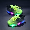 thumbnail image 2 of Toddler Boys Girls Light Up Running Shoes LED Flashing Lightweight Breathable Adorable Sneakers for Kids, 2 of 8