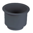thumbnail image 3 of Beckson GH43-B1-U Super Size Series Recessed Drink Holder - 3-7/8" Hole Cut x 3-1/4" Depth, Black, 3 of 3